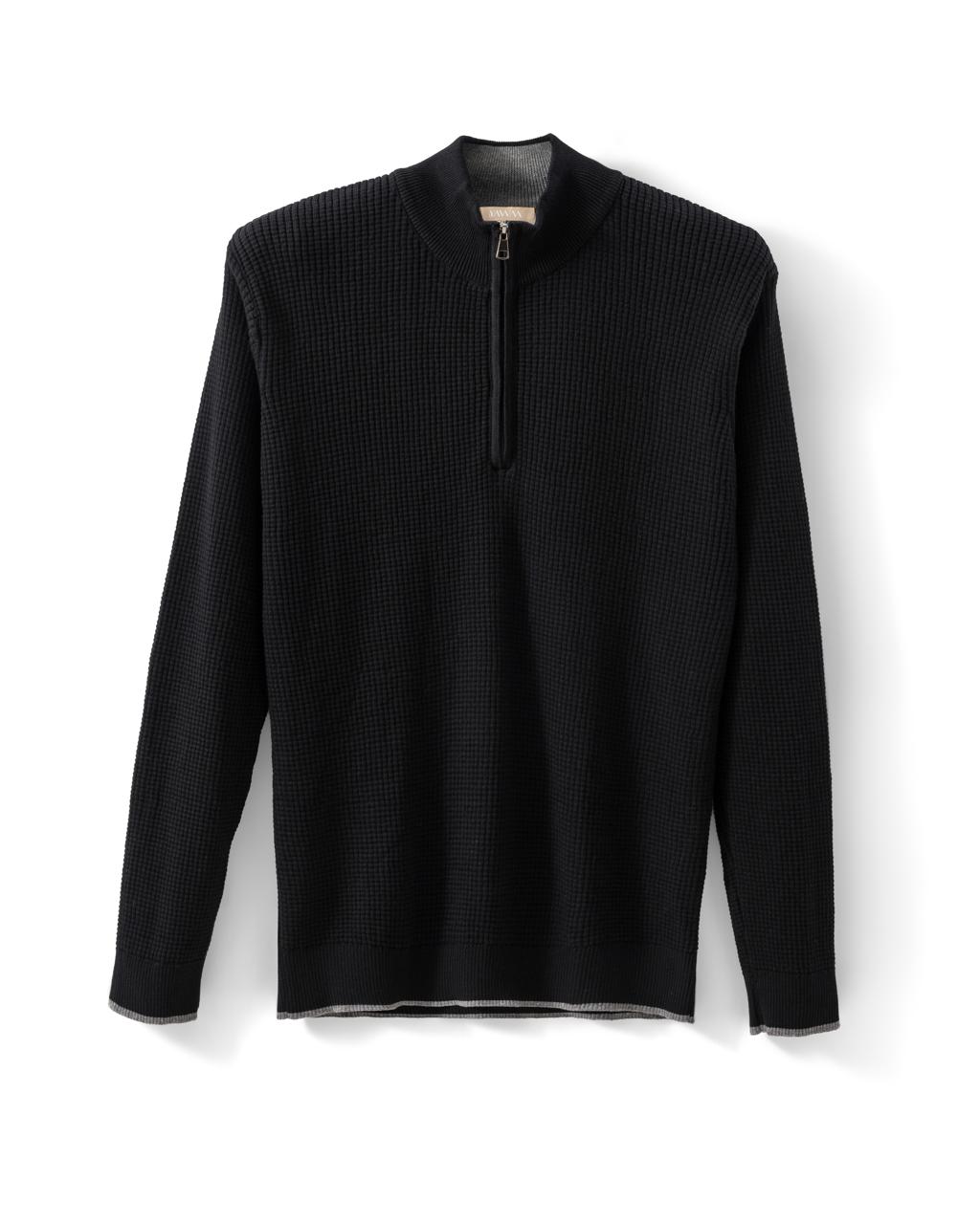 The Square Knit Half-Zip