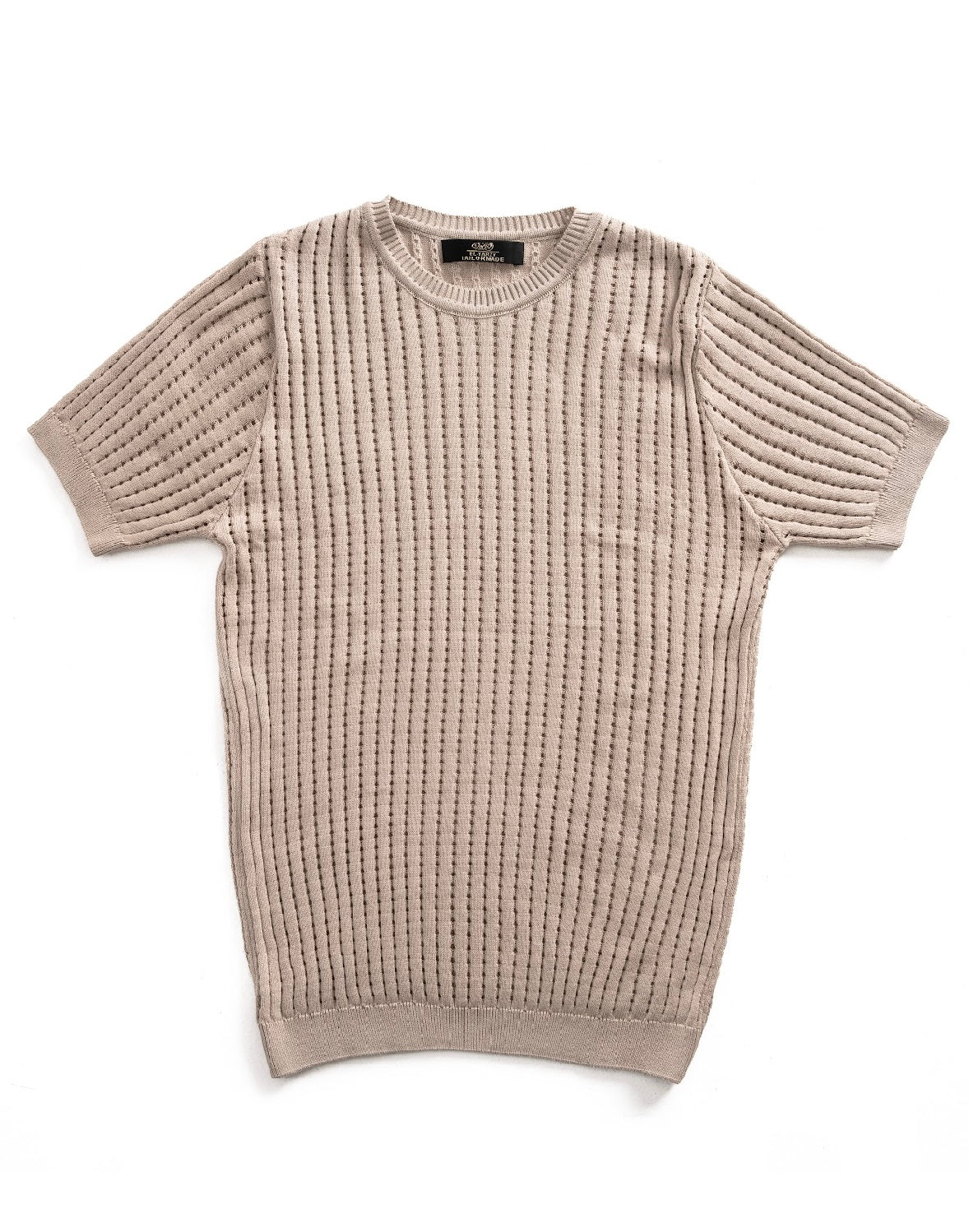 Cozy Ribbed Knit T-Shirt