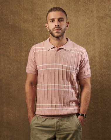 Classic Polo Shirt with Stripes