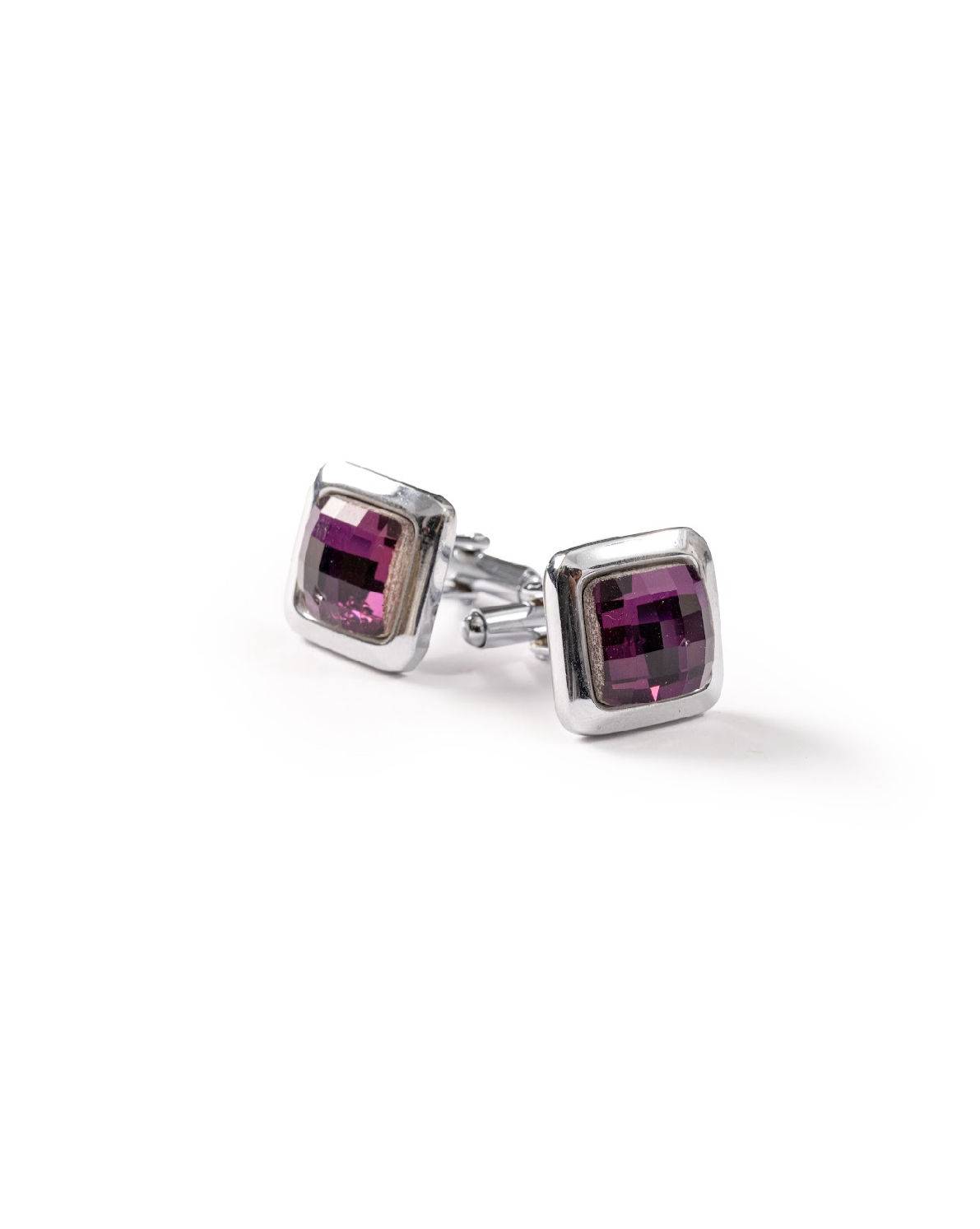 Purple Diamond Cufflinks