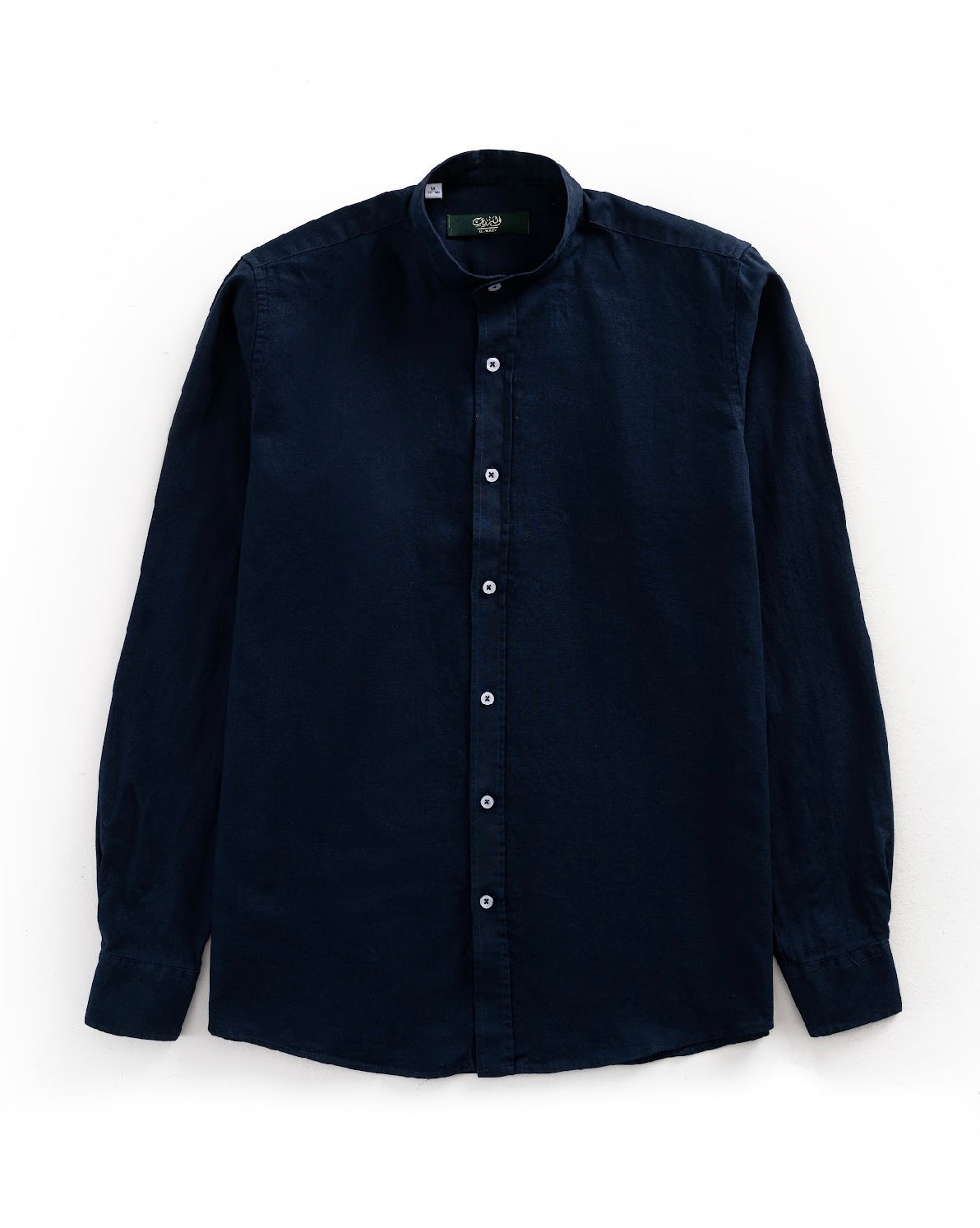 Grandad Collar Linen shirt