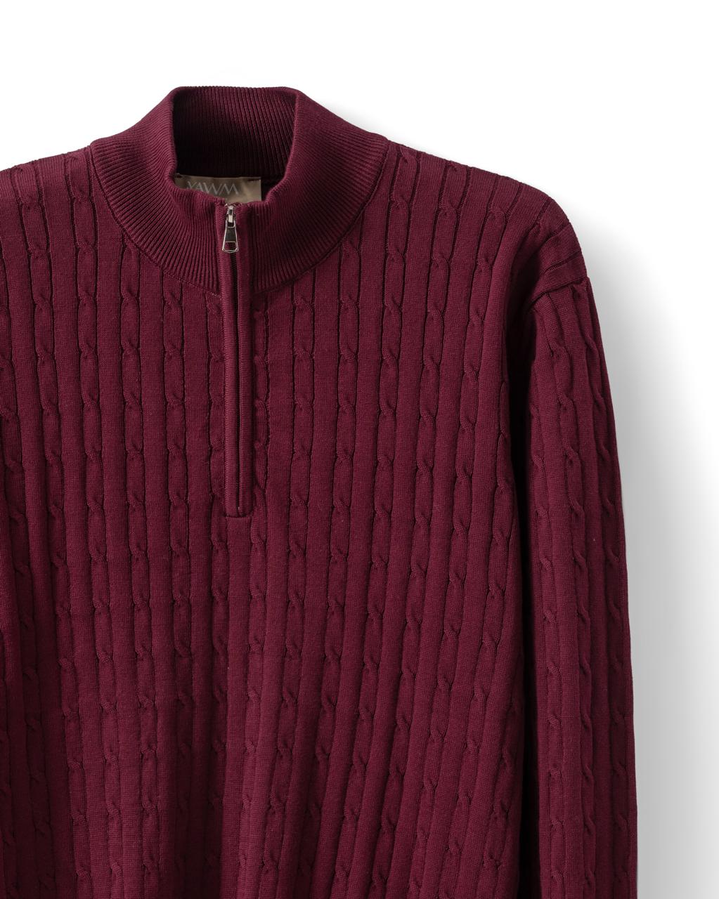 The Tricot Half-Zip Sweater