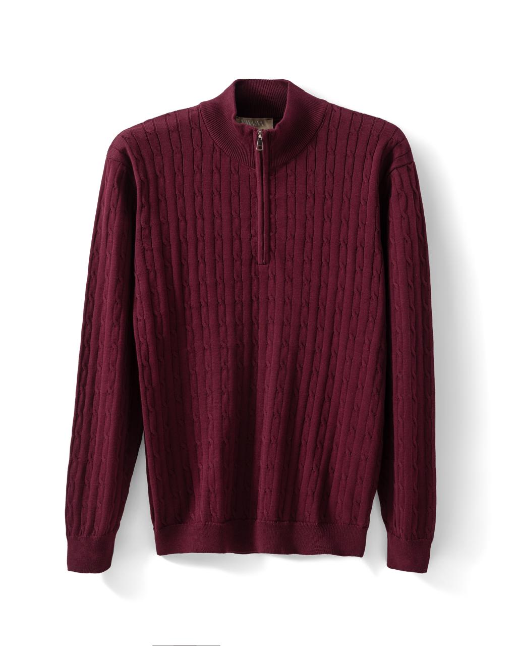 The Tricot Half-Zip Sweater