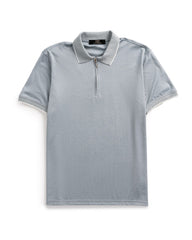 Zip-Up Lycra Polo T-Shirt