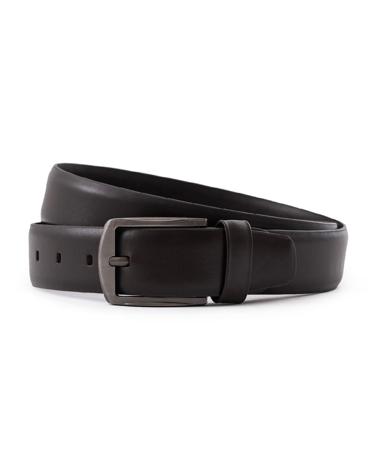 Elegant Black Leather Belt