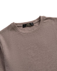 Microstripe Round Neck Tee