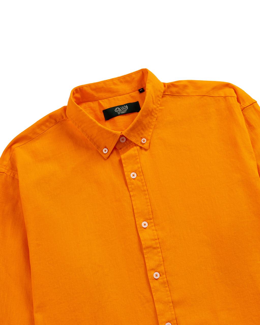 Basic Collar Linen Shirt