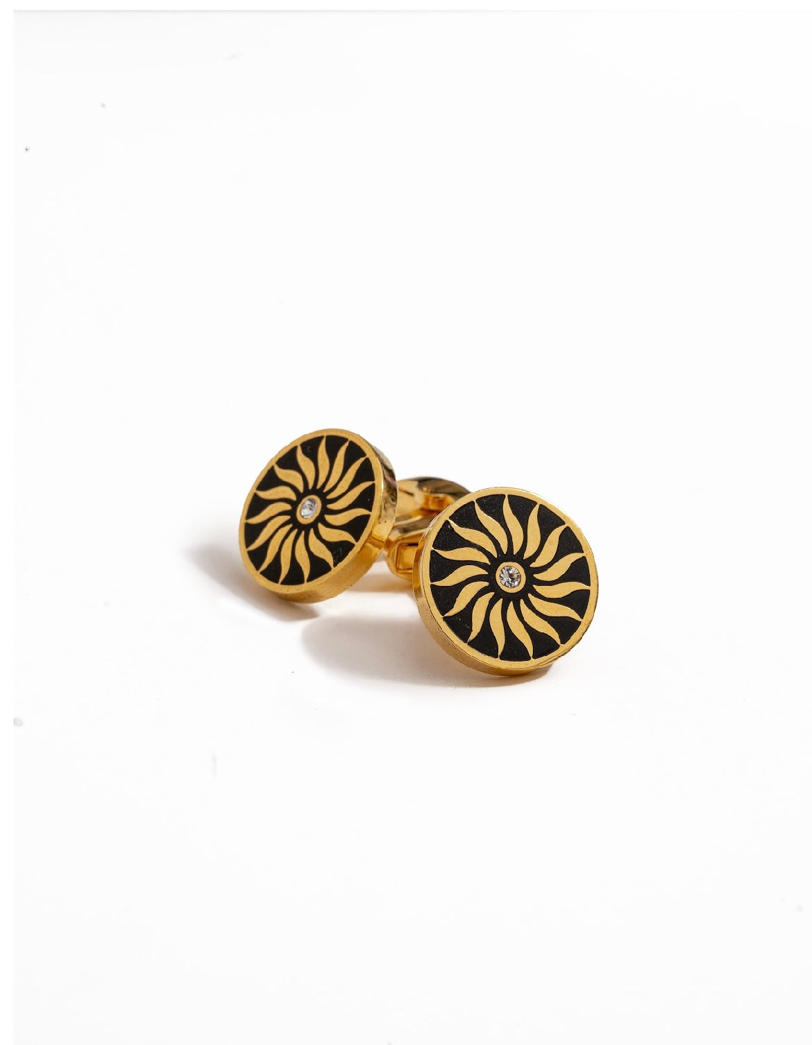 Golden Eclipse Cufflinks