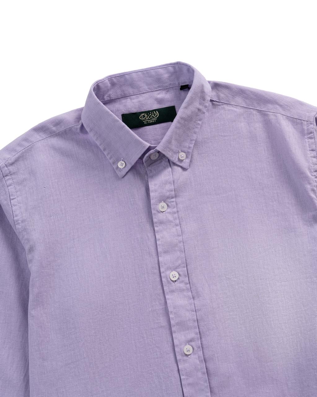 Basic Collar Linen Shirt