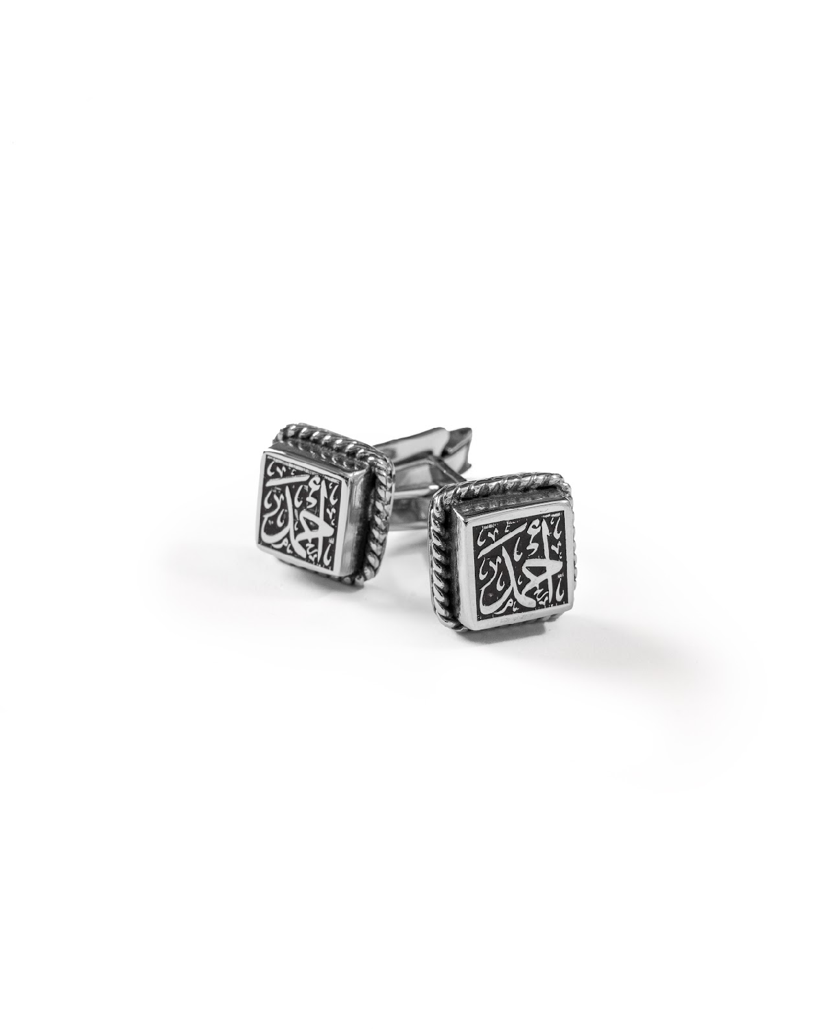 Engraved Square Cufflinks