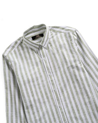 Monochrome Striped Linen Shirt