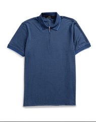 Zip-Up Lycra Polo T-Shirt