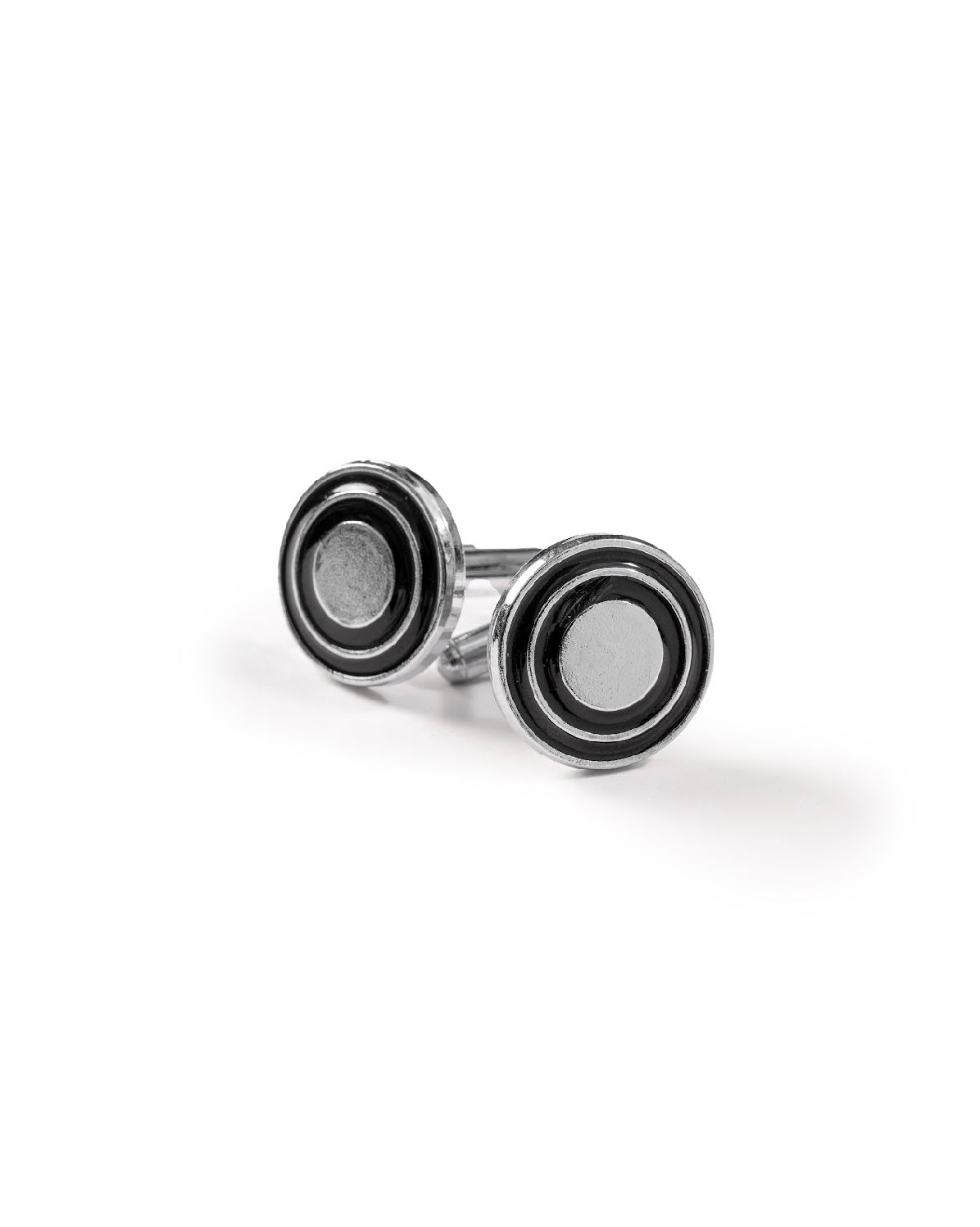 Tri-Circle Onyx Cufflinks