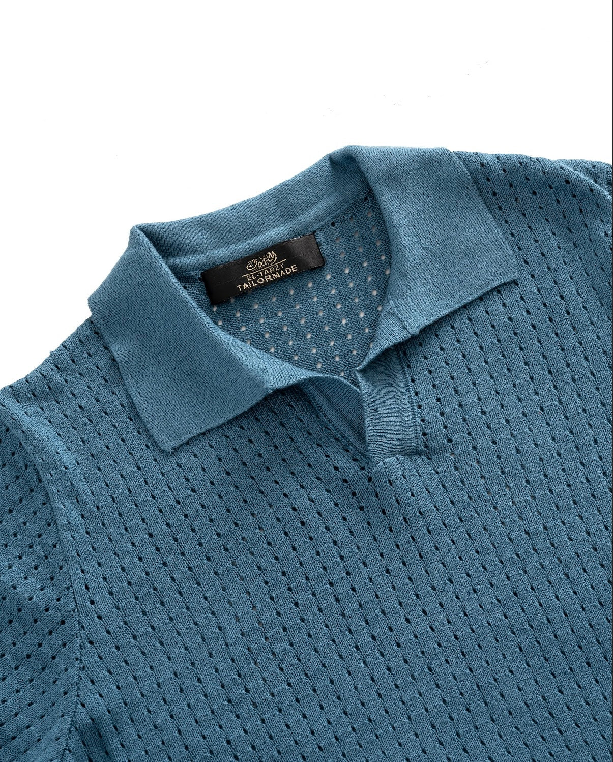 Classic Textured Knit Polo