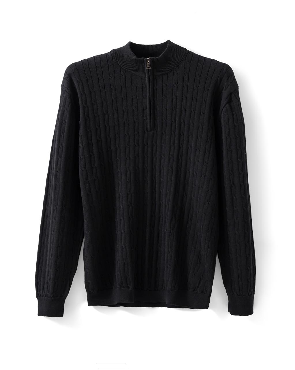 The Tricot Half-Zip Sweater