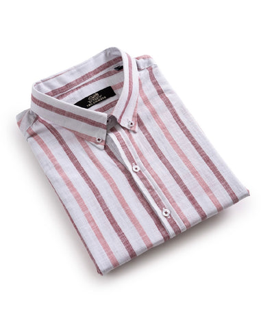 Multicolor Striped Linen Shirt