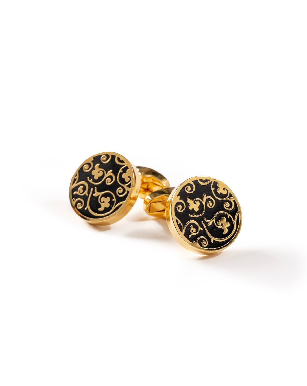 Golden Floral Bloom Cufflinks