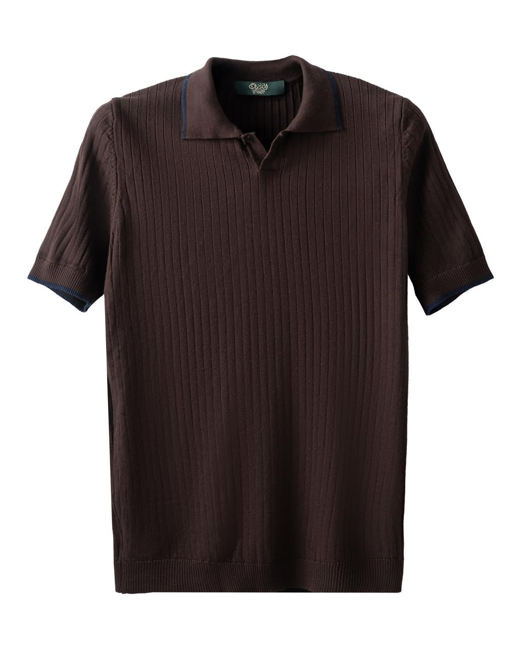 Minimalist V-Collar Polo