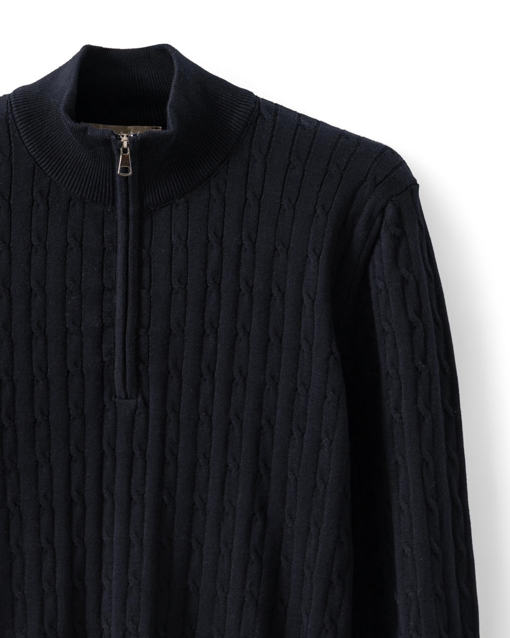 The Tricot Half-Zip Sweater