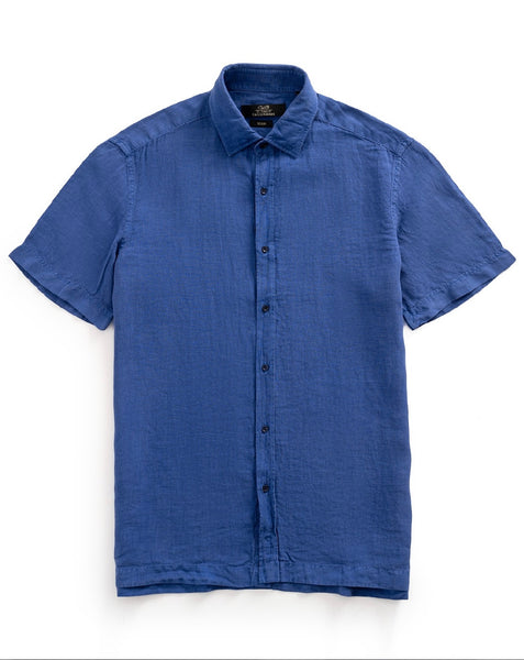 Pure Linen Short-Sleeve Shirt