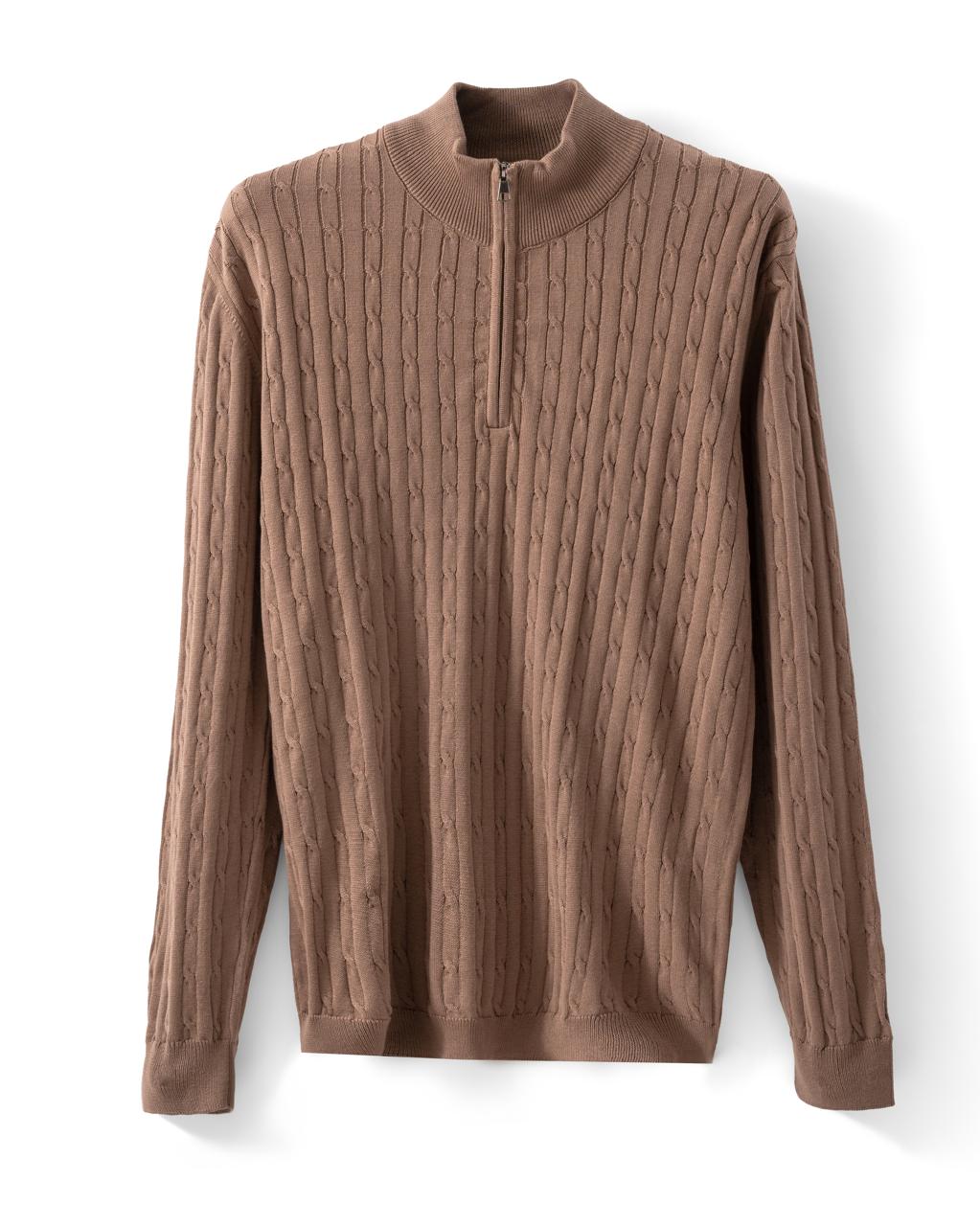 The Tricot Half-Zip Sweater