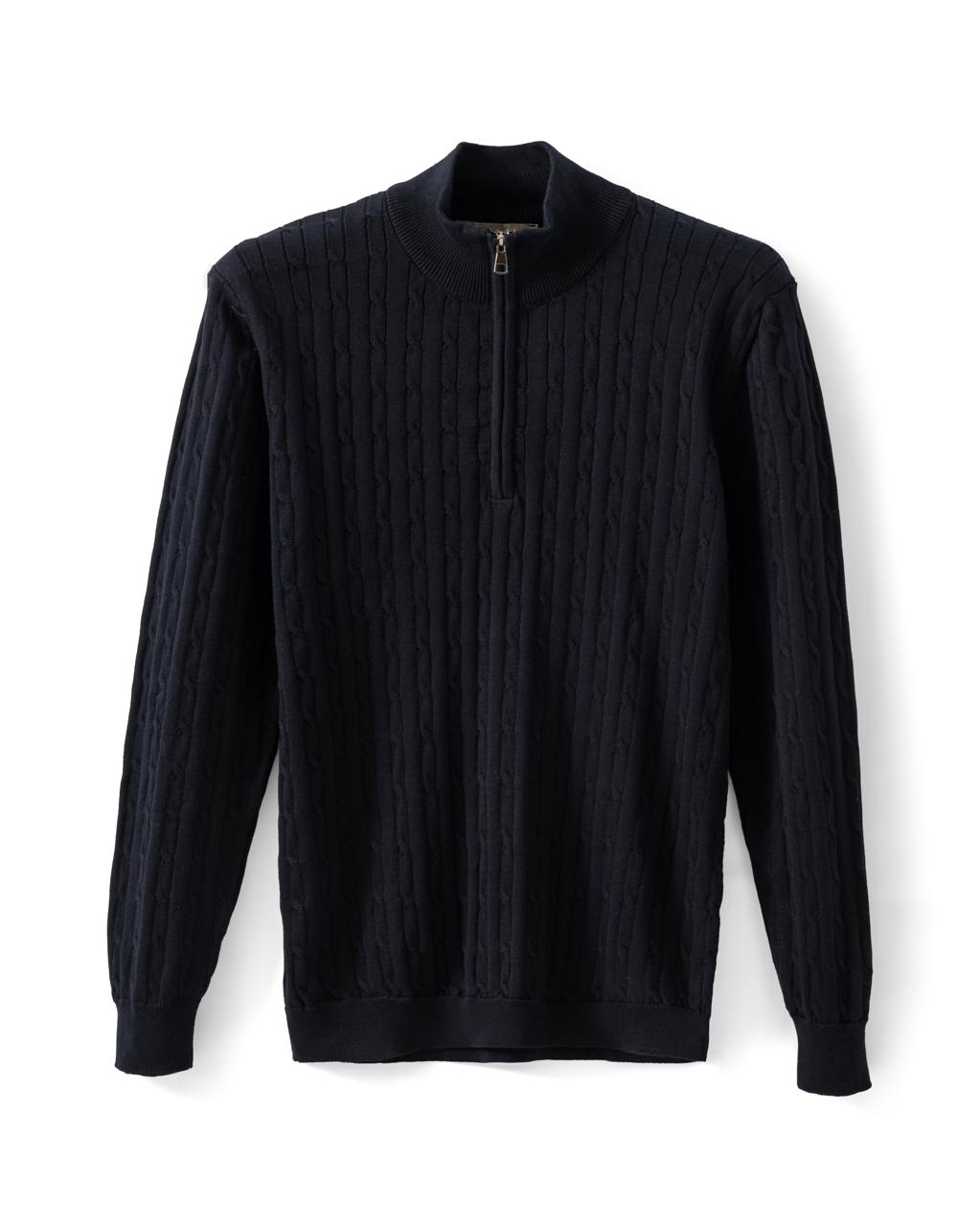 The Tricot Half-Zip Sweater