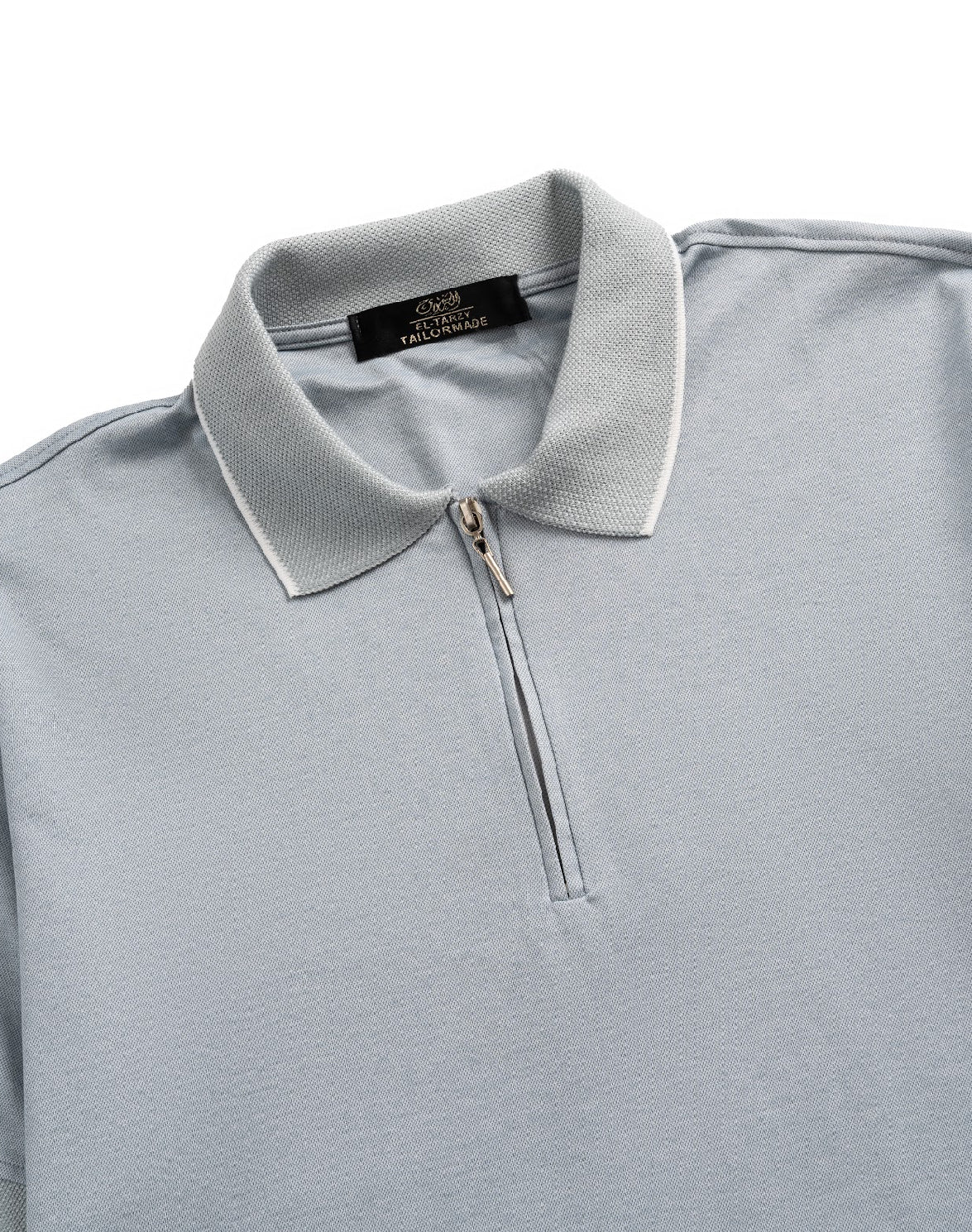 Zip-Up Lycra Polo T-Shirt