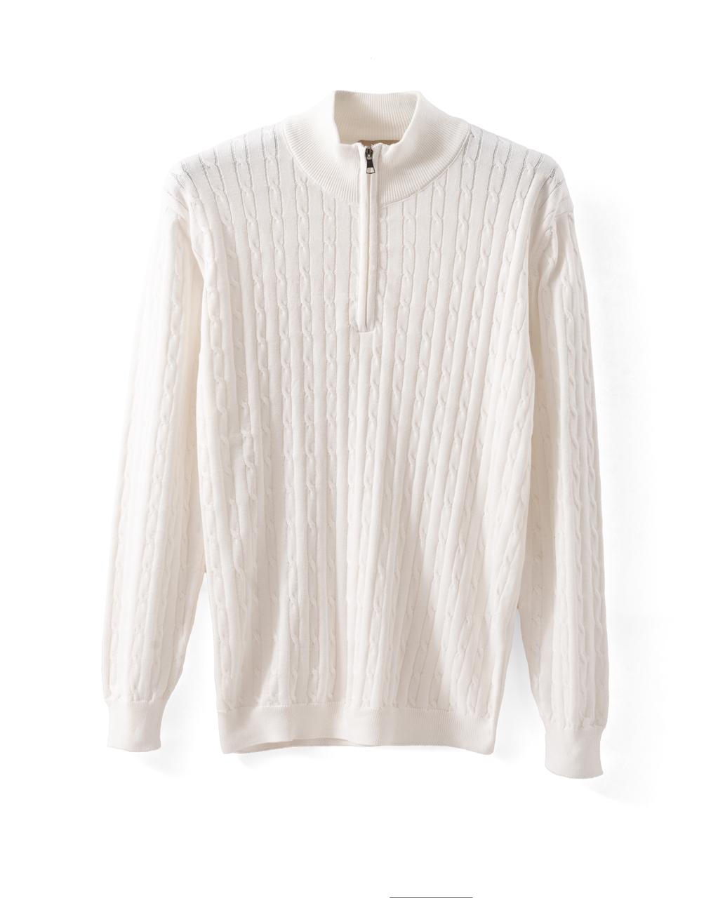 The Tricot Half-Zip Sweater