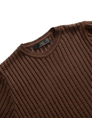 Cozy Ribbed Knit T-Shirt