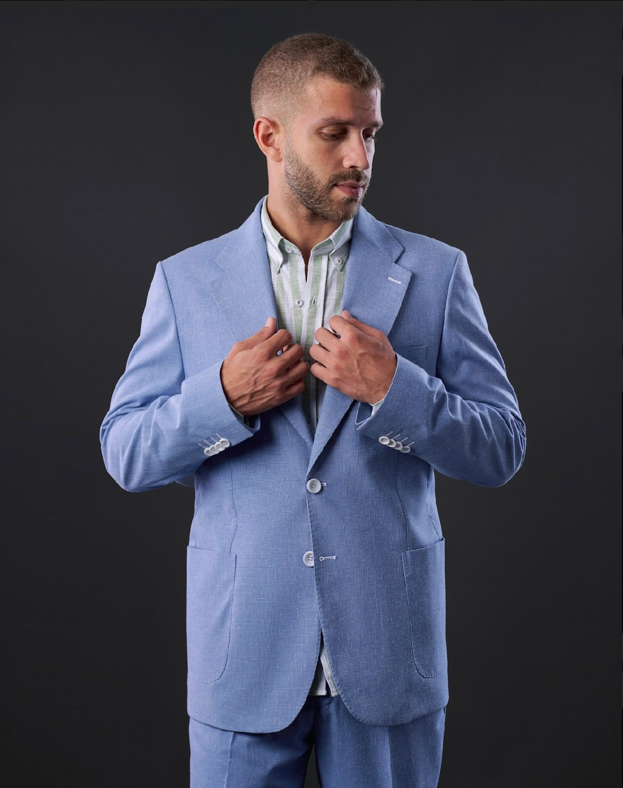 Light Blue Summer Suit