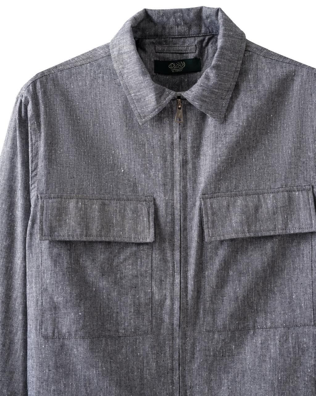 Urban Linen Utility Jacket