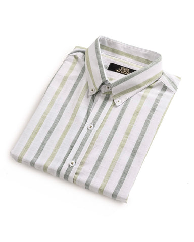 Multicolor Striped Linen Shirt