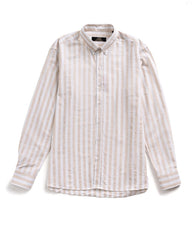 Monochrome Striped Linen Shirt