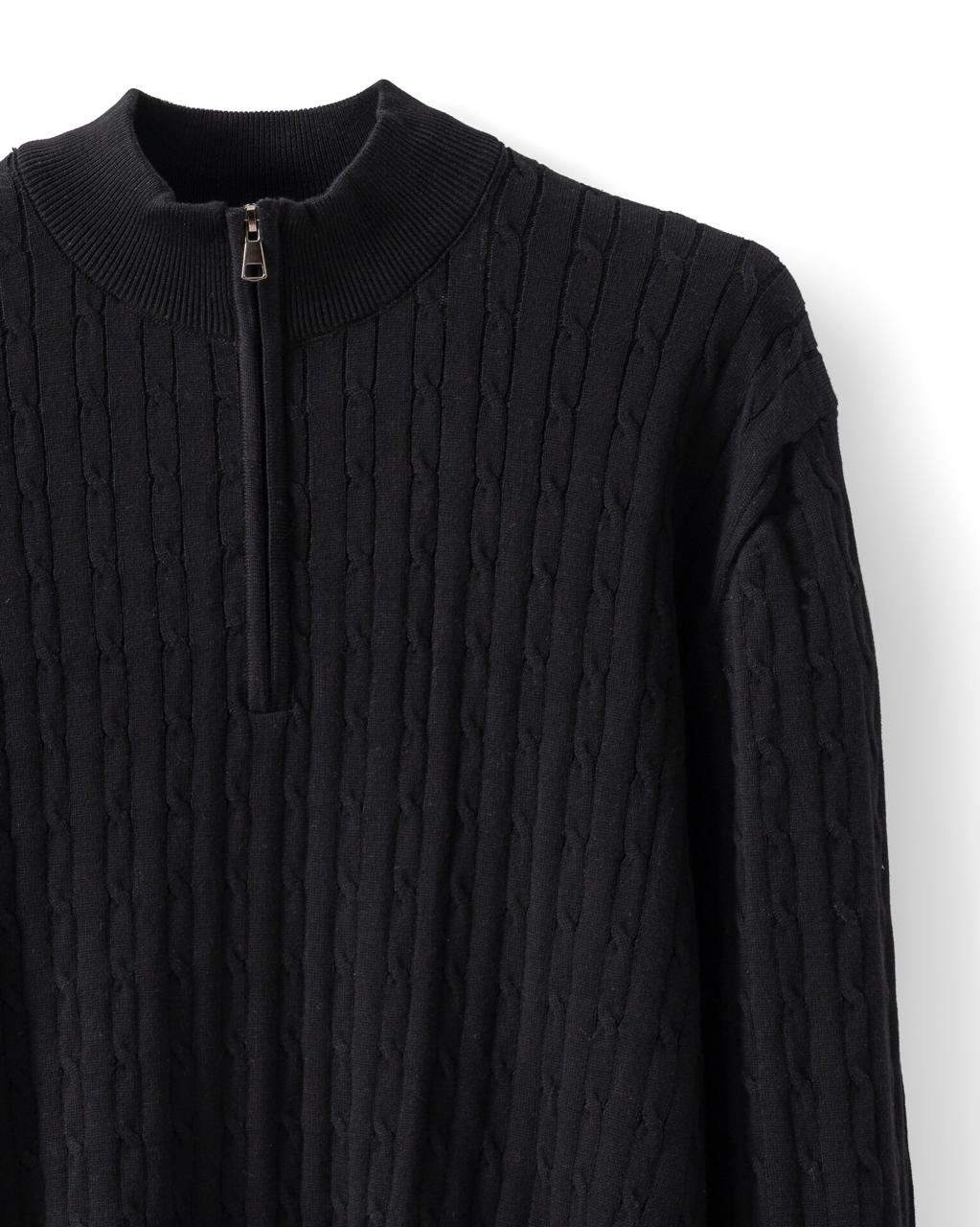The Tricot Half-Zip Sweater