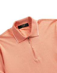 Zip-Up Lycra Polo T-Shirt