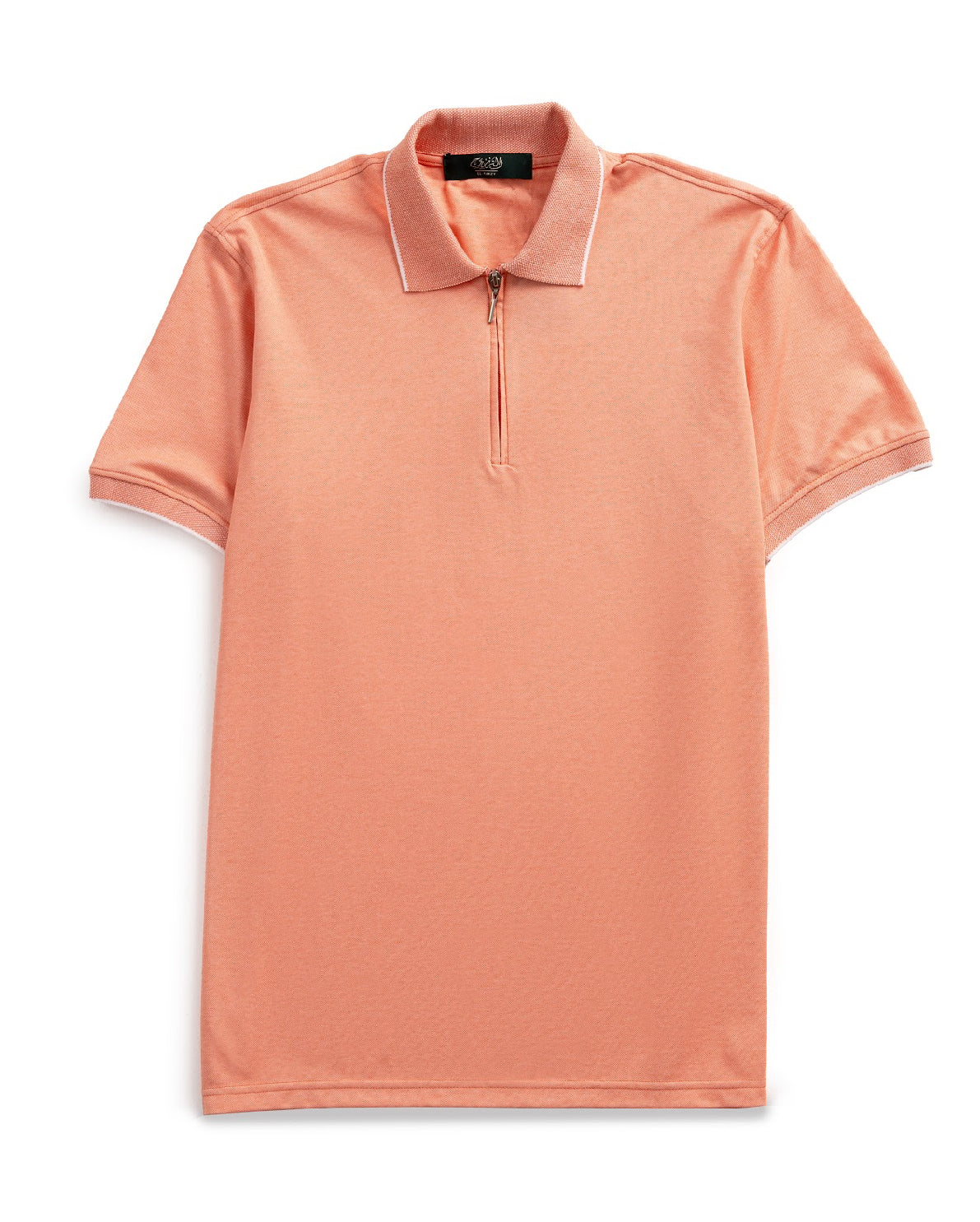 Zip-Up Lycra Polo T-Shirt