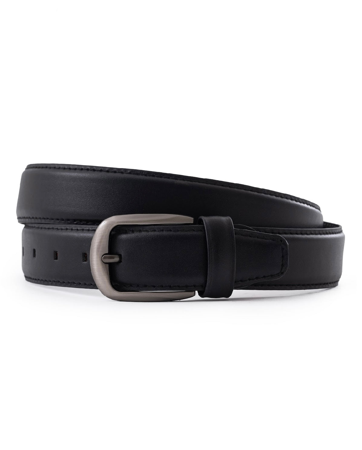 Classic Black Leather Belt