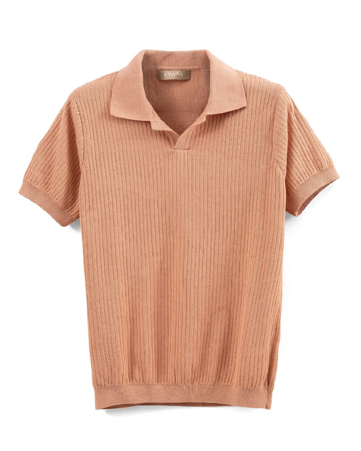 The Textured Open-Collar Polo