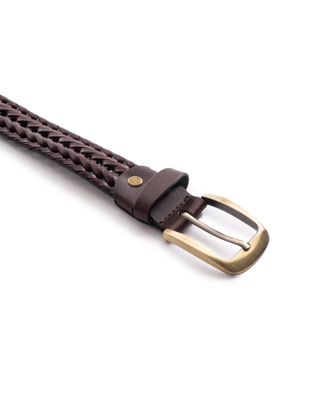 Woven Elegance Leather Belt