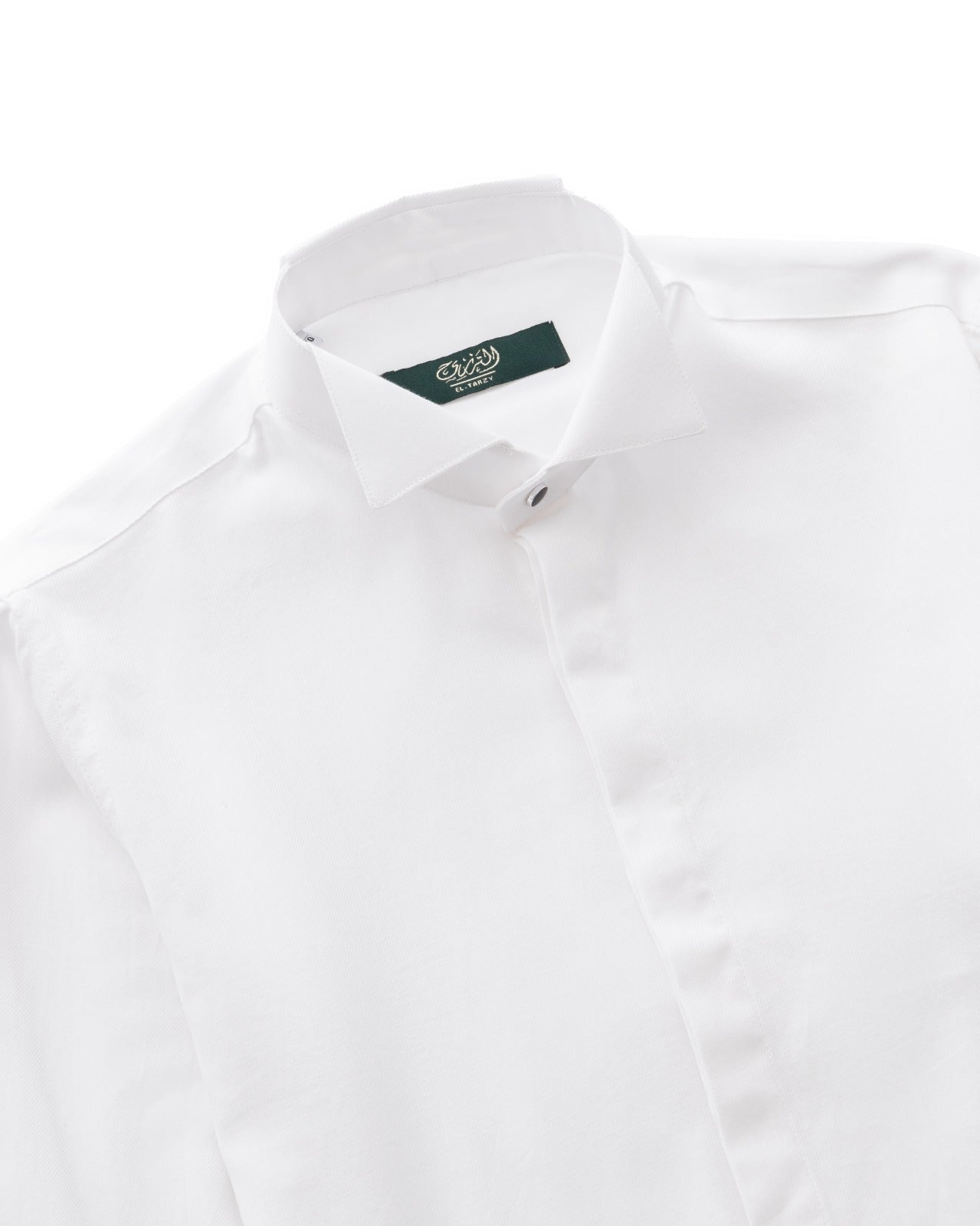 Elegant White Tuxedo Shirt