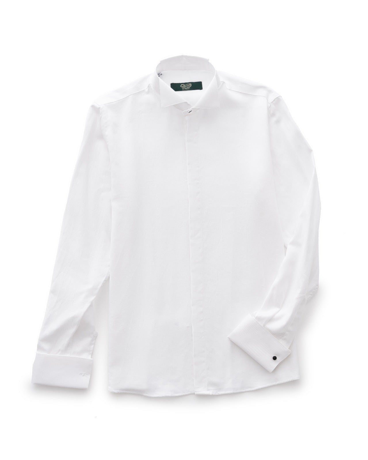 Elegant White Tuxedo Shirt