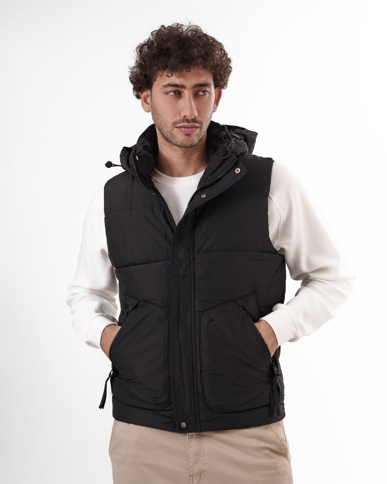 Hooded Puffer Vest