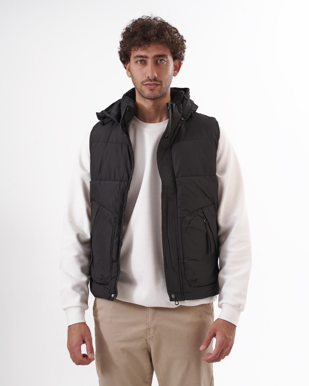 Hooded Puffer Vest