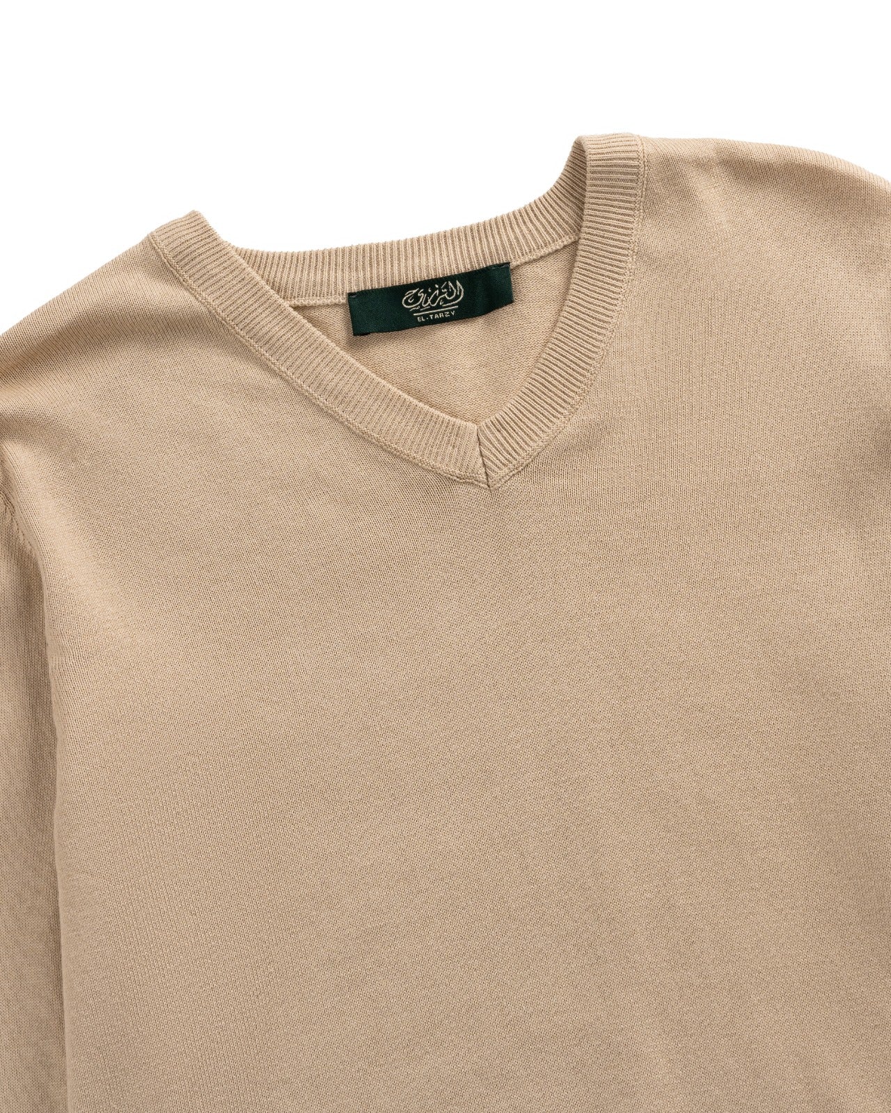 Long-Sleeve V Shape Pullover