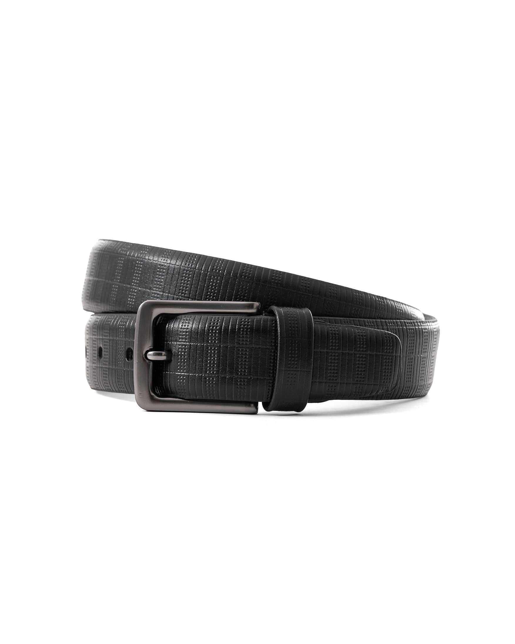 Structured Texture Leather Belt