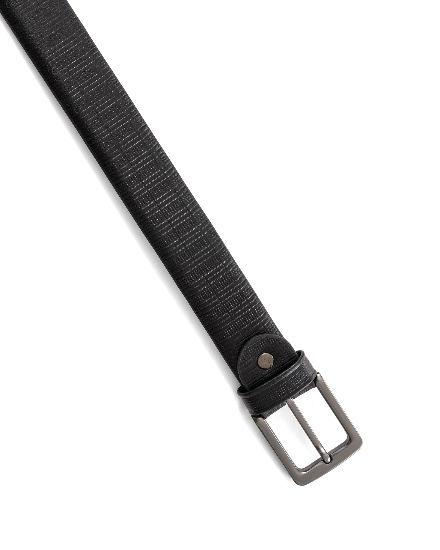 Structured Texture Leather Belt