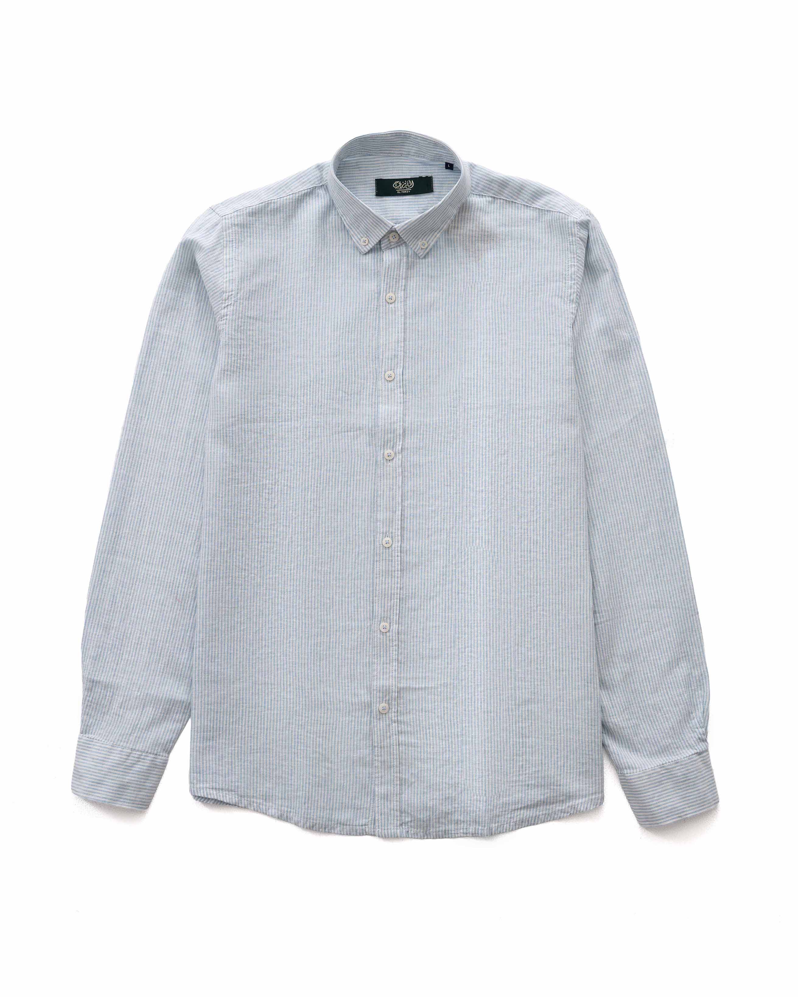Striped Linen Classic Shirt