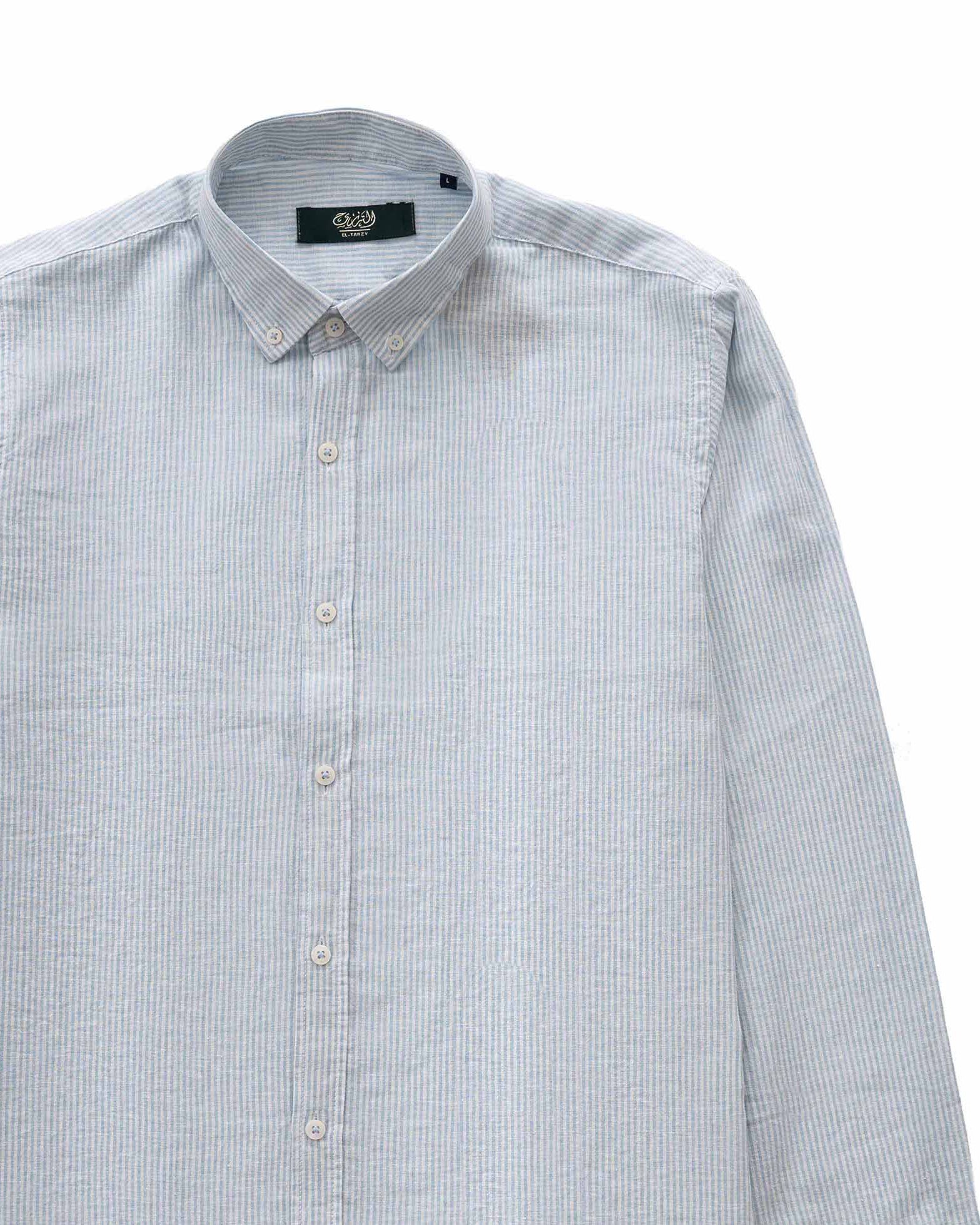 Striped Linen Classic Shirt