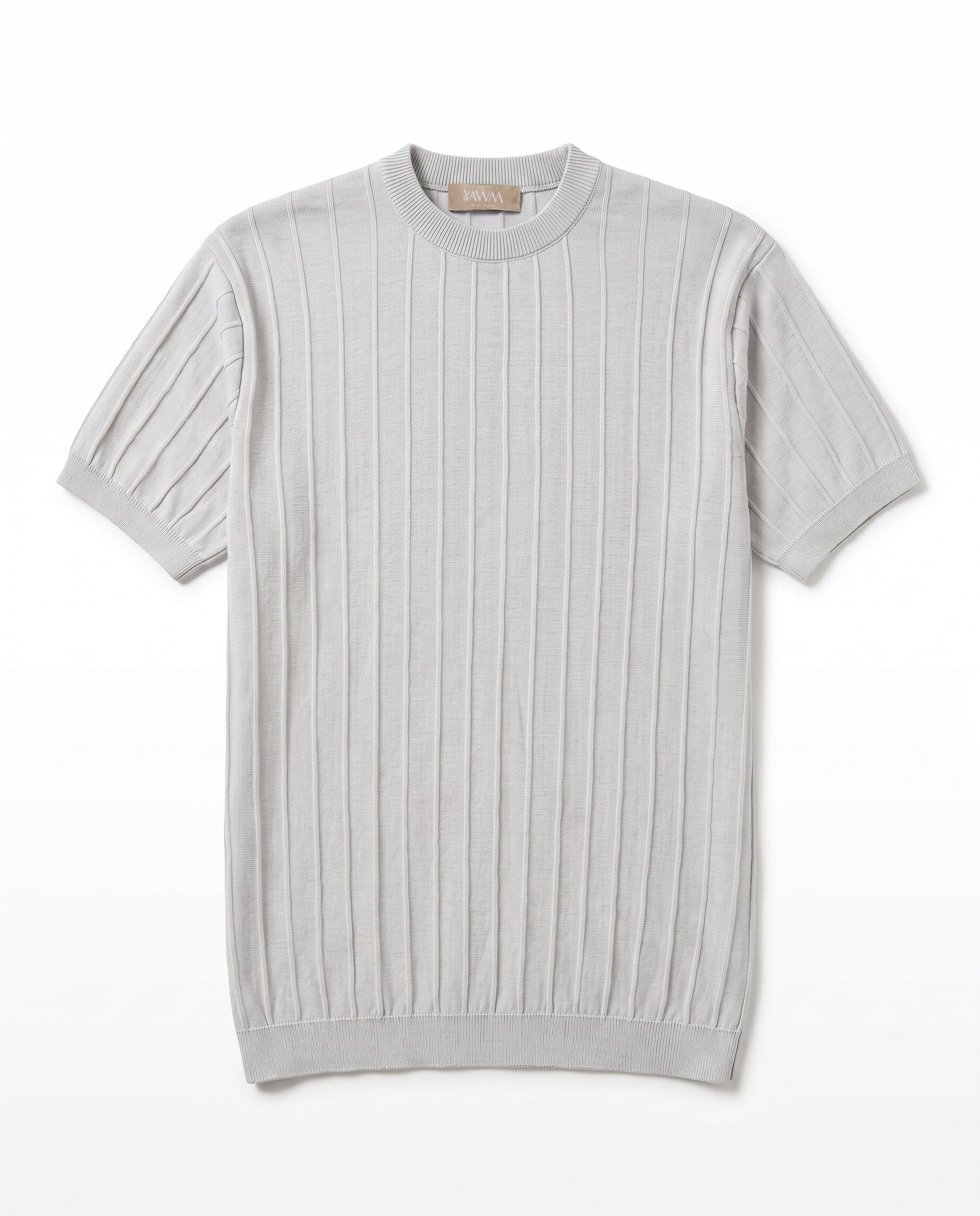 The Ribbed Round Tee