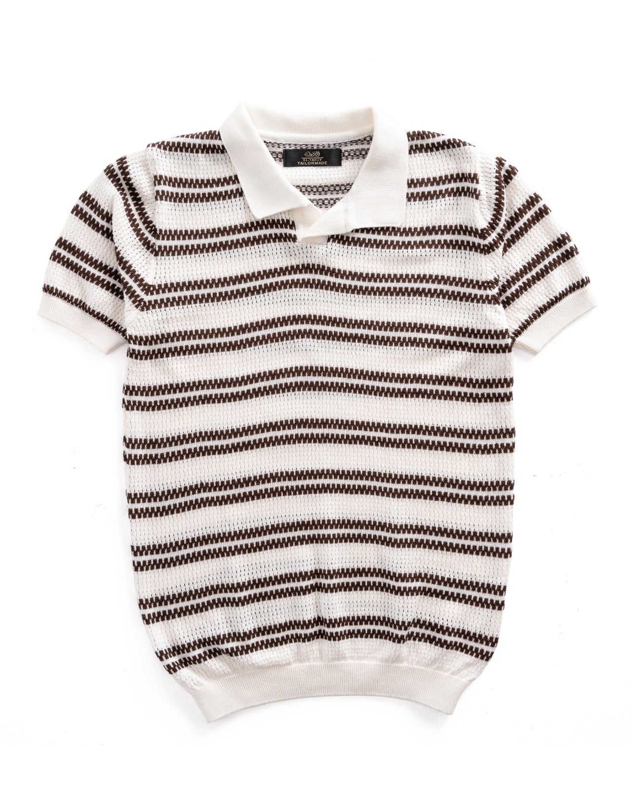 Bold Horizontal Stripes Knitted Tshirt